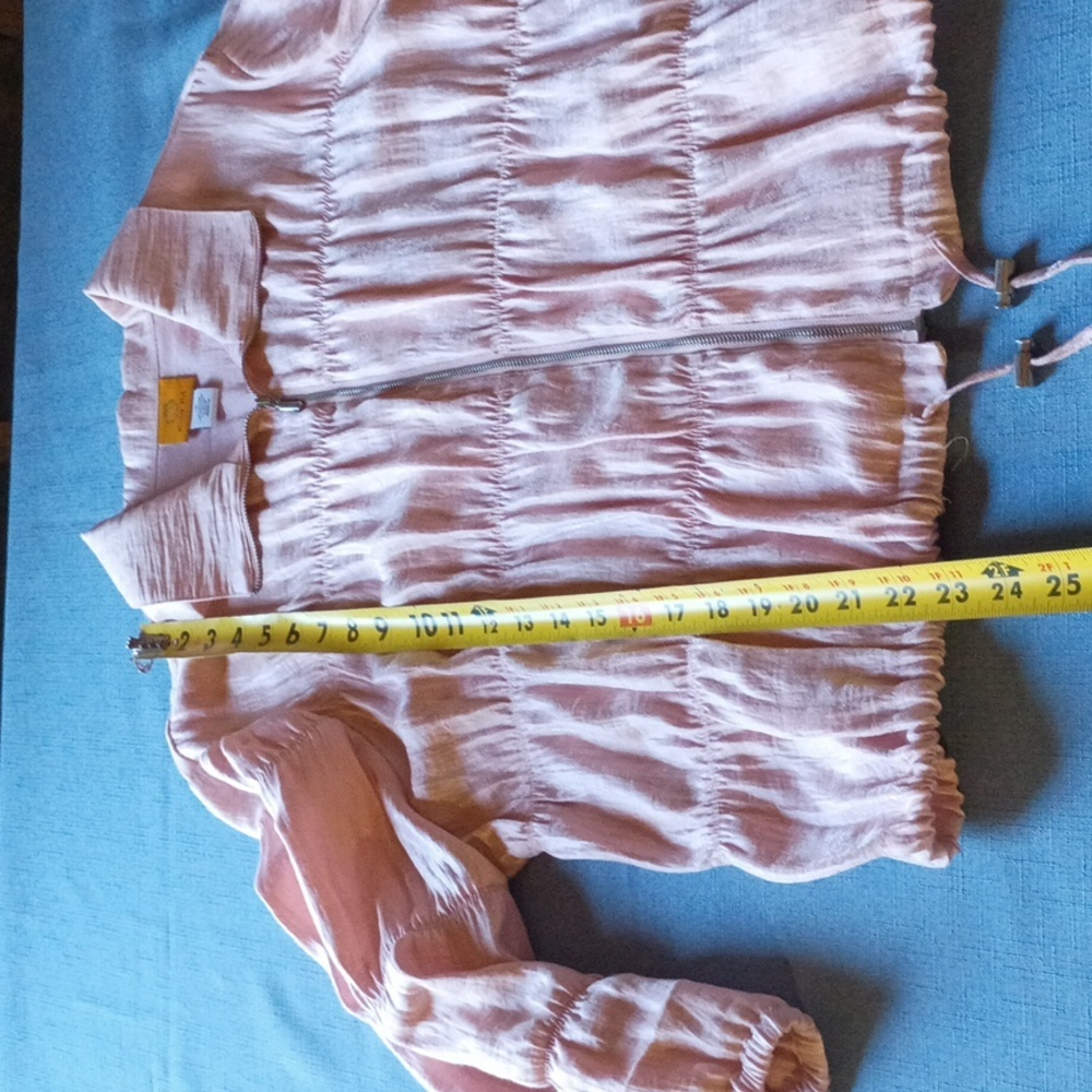 Ruby Rd. Light Pink Zip-Front Jacket - image 6